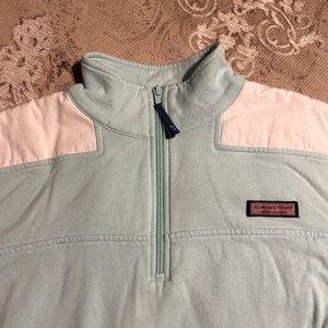 VINEYARD VINES Shep Women's Embroidered Quarter Zip | M 1/4 Zip Pullover
